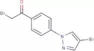 2-Bromo-1-[4-(4-bromo-1H-pyrazol-1-yl)phenyl]ethanone