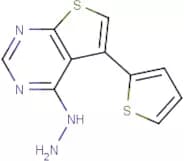 4-Hydrazino-5-thien-2-ylthieno[2,3-d]pyrimidine