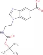 1-{2-[(tert-Butoxycarbonyl)amino]ethyl}-1H-benzimidazole-5-carboxylic acid