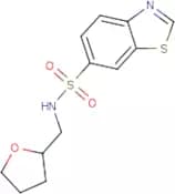 N-(Tetrahydrofuran-2-ylmethyl)-1,3-benzothiazole-6-sulfonamide