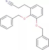 3-[2,3-Di(benzyloxy)phenyl]propanenitrile
