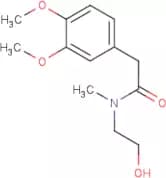 2-(3,4-Dimethoxyphenyl)-N-(2-hydroxyethyl)-N-methylacetamide