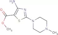 Methyl 4-amino-2-(4-methylpiperazin-1-yl)-1,3-thiazole-5-carboxylate
