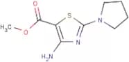 Methyl 4-amino-2-pyrrolidin-1-yl-1,3-thiazole-5-carboxylate