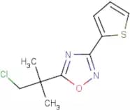 5-(1-Chloro-2-methylpropan-2-yl)-3-(thiophen-2-yl)-1,2,4-oxadiazole