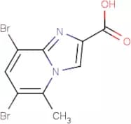 6,8-Dibromo-5-methylimidazo[1,2-a]pyridine-2-carboxylic acid