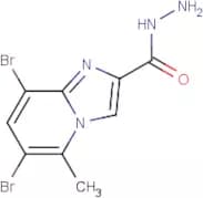 6,8-Dibromo-5-methylimidazo[1,2-a]pyridine-2-carbohydrazide