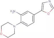 2-Morpholin-4-yl-5-(1,3-oxazol-5-yl)aniline