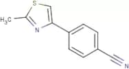 4-(2-Methyl-1,3-thiazol-4-yl)benzonitrile