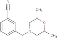 3-[(2,6-Dimethylmorpholin-4-yl)methyl]benzonitrile
