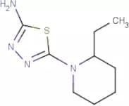 5-(2-Ethylpiperidin-1-yl)-1,3,4-thiadiazol-2-amine