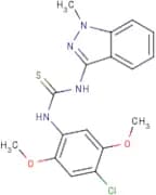 N-(4-Chloro-2,5-dimethoxyphenyl)-N'-(1-methyl-1H-indazol-3-yl)thiourea