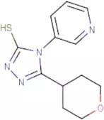 4-Pyridin-3-yl-5-tetrahydro-2H-pyran-4-yl-4H-1,2,4-triazole-3-thiol