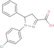 1-(4-Chlorophenyl)-5-phenyl-4,5-dihydro-1H-pyrazole-3-carboxylic acid