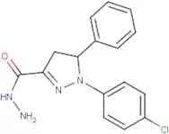 1-(4-Chlorophenyl)-5-phenyl-4,5-dihydro-1H-pyrazole-3-carbohydrazide