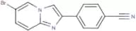4-(6-Bromoimidazo[1,2-a]pyridin-2-yl)benzonitrile