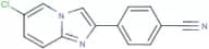4-(6-Chloroimidazo[1,2-a]pyridin-2-yl)benzonitrile