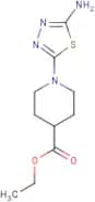 Ethyl 1-(5-amino-1,3,4-thiadiazol-2-yl)piperidine-4-carboxylate