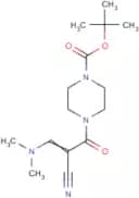 tert-Butyl 4-[2-cyano-3-(dimethylamino)prop-2-enoyl]piperazine-1-carboxylate