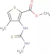 Methyl 4-methyl-3-{[(methylamino)carbonothioyl]amino}thiophene-2-carboxylate