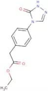 Ethyl [4-(5-oxo-1,5-dihydro-4H-1,2,4-triazol-4-yl)phenyl]acetate
