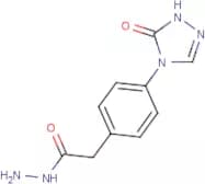 2-[4-(5-Oxo-1,5-dihydro-4H-1,2,4-triazol-4-yl)phenyl]acetohydrazide