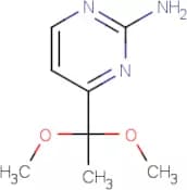 4-(1,1-Dimethoxyethyl)pyrimidin-2-amine