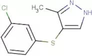 4-[(3-Chlorophenyl)thio]-3-methyl-1H-pyrazole