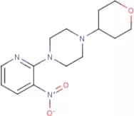 1-(3-Nitropyridin-2-yl)-4-tetrahydro-2H-pyran-4-ylpiperazine