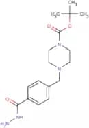tert-Butyl 4-[4-(hydrazinocarbonyl)benzyl]piperazine-1-carboxylate