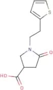 5-Oxo-1-(2-thien-2-ylethyl)pyrrolidine-3-carboxylic acid