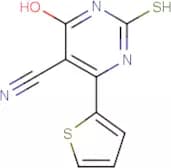 4-Hydroxy-2-mercapto-6-thien-2-ylpyrimidine-5-carbonitrile