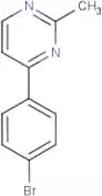 4-(4-Bromophenyl)-2-methylpyrimidine