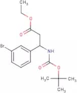 Ethyl 3-(3-bromophenyl)-3-[(tert-butoxycarbonyl)amino]propanoate