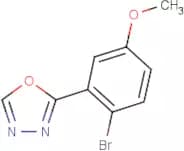 2-(2-Bromo-5-methoxyphenyl)-1,3,4-oxadiazole