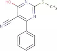 4-Hydroxy-2-(methylsulfanyl)-6-phenyl-5-pyrimidinecarbonitrile