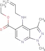 Ethyl 4-(allylamino)-1,3-dimethyl-1H-pyrazolo[3,4-b]pyridine-5-carboxylate