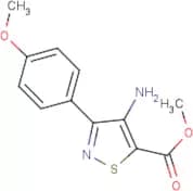 Methyl 4-amino-3-(4-methoxyphenyl)isothiazole-5-carboxylate