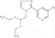 3-Bromo-5-[1-(2,2-diethoxyethyl)-1H-imidazol-2-yl]pyridine