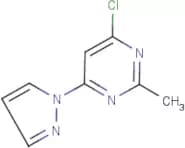 4-Chloro-2-methyl-6-(1H-pyrazol-1-yl)pyrimidine
