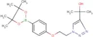 4-{2-[4-(2-Hydroxypropan-2-yl)-1,2,3-triazol-1-yl]ethoxy}benzeneboronic acid, pinacol ester