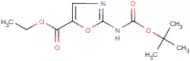 Ethyl 2-amino-1,3-oxazole-5-carboxylate, N-BOC protected