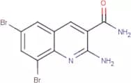 2-Amino-6,8-dibromoquinoline-3-carboxamide