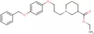 Ethyl 1-{3-[4-(benzyloxy)phenoxy]propyl}piperidine-3-carboxylate