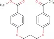 Methyl 4-[3-(4-acetylphenoxy)propoxy]benzoate