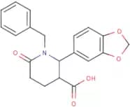2-(1,3-Benzodioxol-5-yl)-1-benzyl-6-oxopiperidine-3-carboxylic acid