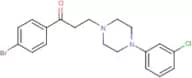 1-(4-Bromophenyl)-3-[4-(3-chlorophenyl)piperazin-1-yl]propan-1-one