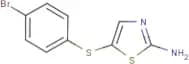2-Amino-5-[(4-bromophenyl)thio]-1,3-thiazole