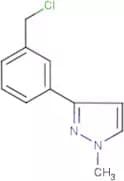 3-[3-(Chloromethyl)phenyl]-1-methyl-1H-pyrazole