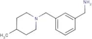 3-[(4-Methylpiperidin-1-yl)methyl]benzylamine